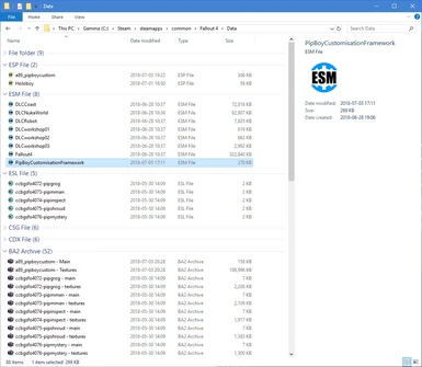 BGS Files - File Explorer Sorting