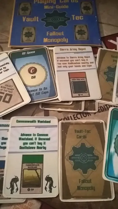 Fallout Monopoly Vault-Tec Cards at Fallout 4 Nexus - Mods and community