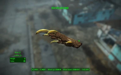 Deathclaw Hand Side 2