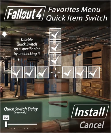 Favorites Menu Quick Item Switch Installer