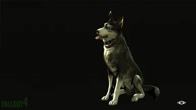 Shadow the Dark Husky Companion by 7iger