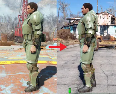 Vanilla vs Mod - Side - with Military Fatigues