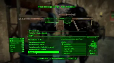 Sem o Mod (compare o Dano)