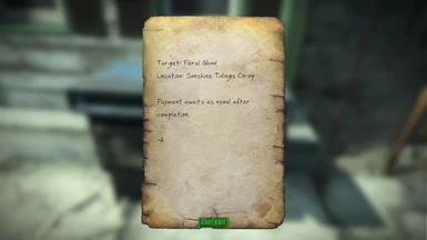 The Bounty Letter.
