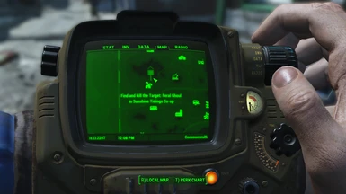 Target Location with Details marked on your PipBoy.