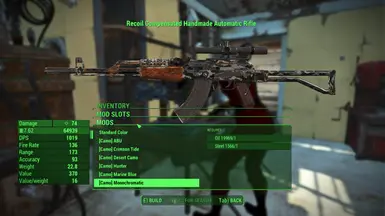 Handmade Rifle Paints Pack at Fallout 4 Nexus - Mods and community