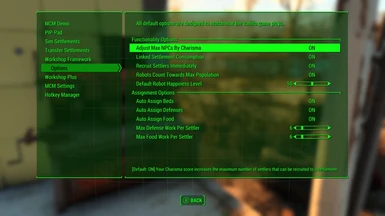 Workshop Framework At Fallout 4 Nexus Mods And Community