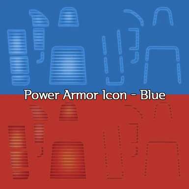Power Armor Icon - Blue