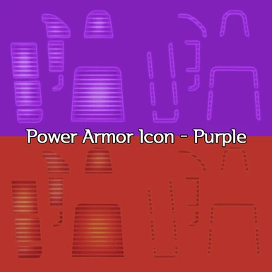 Power Armor Icon - Purple