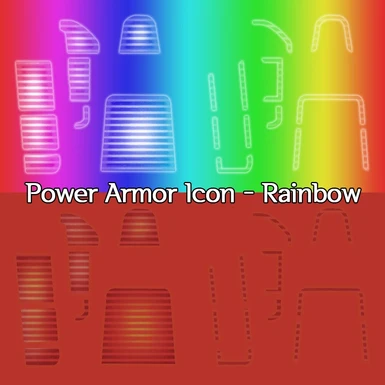 Power Armor Icon - Rainbow