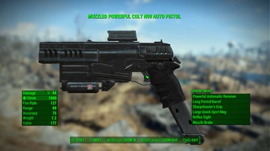 When the Weakest Pistol in your Game Looks Like This...