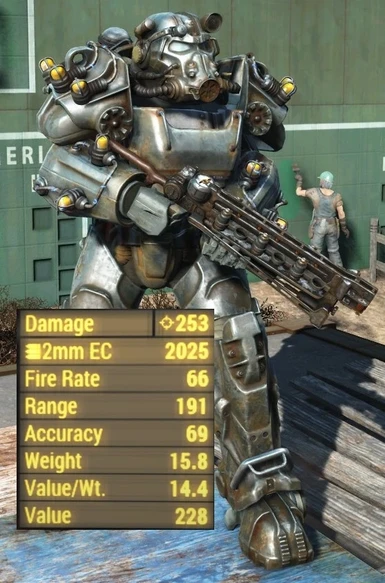 Inside of Power Armor!!! 15% Damage Buff for all 3 pieces equipped!