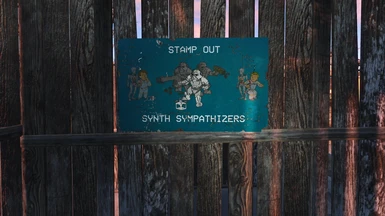 Stamp Out Synth Sympathizers Poster - Worn