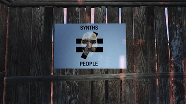 Synths Do Not Equal People Poster