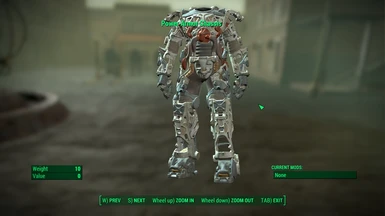 Power Armor Chassis in Inventory