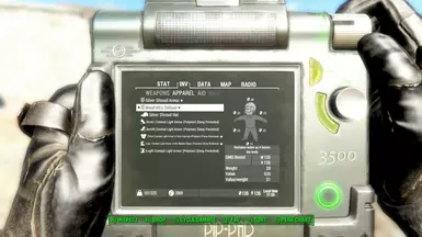 Pip Boy Menu
