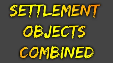 Settlement Objects Combined Lore Friendly At Fallout 4 Nexus Mods And Community