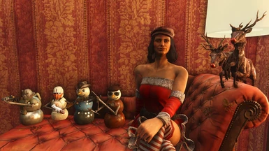 Sexy Piper With Snowman Toys
