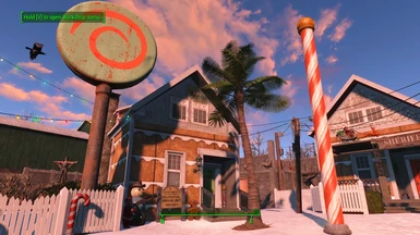 North Pole Post, palm tree not included