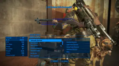 Rebalanced combat rifle.