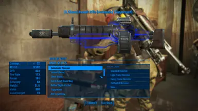 Rebalanced assault rifle.