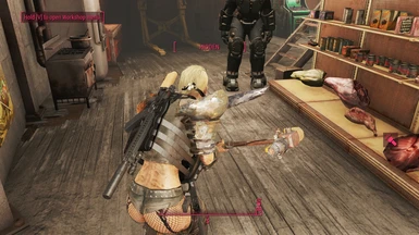 Sneak animations. With Stealth boy weapons remain visable but its tolerable.