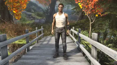Tank Top &amp; Leathers