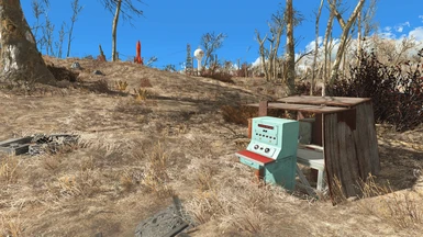 This location is east, not west, of the Red Rocket Truck Stop south of Sanctuary.