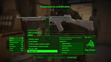 Extended weapon mods -FRENCH-