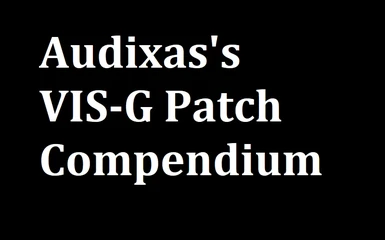 Audixas's VIS-G Patch Compendium