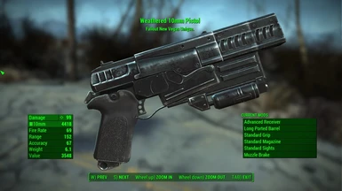 New Vegas Uniques 20 - Weathered 10mm Pistol
