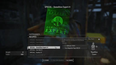 Grindable Perk Magazines At Fallout 4 Nexus Mods And Community