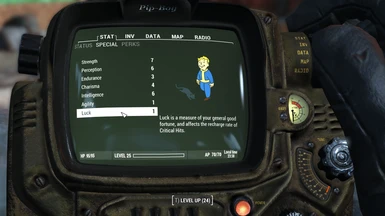 v0.1.1 - Fixed the color of the black cat for the Luck Vault Boy in S.P.E.C.I.A.L. to show up better in Pip-Boy