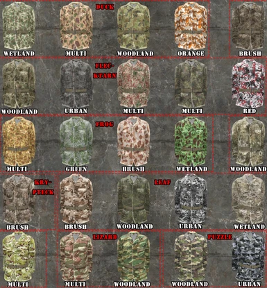 ZX Camouflage Fatigues at Fallout 4 Nexus - Mods and community