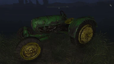 Re-textured tractor