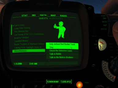 How the -Help Defend xxx- quests look like in Pipboy