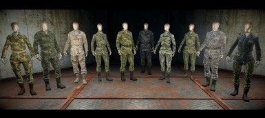 Military Combat Fatigues Combined