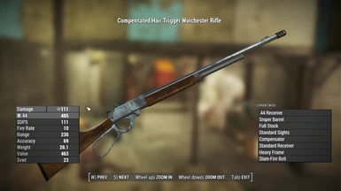 fallout 4 lever action rifle mod