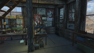 My player workshop/armory with my collection of Service rifles