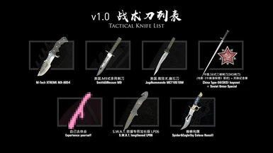 Tactical Knife List