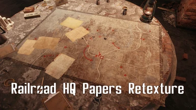Railroad HQ Papers Retexture