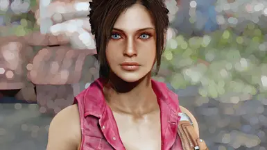 Resident Evil 2 Remake 4Rim - Claire Redfield - SSE - NPC