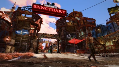 Welcome to Sanctuary! Capitol of the New Commonwealth!