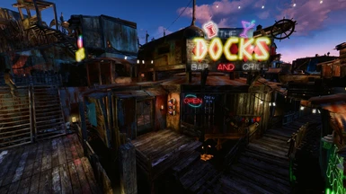 The Docks Bar and Grill, a cheap hideaway for those who live and work on the water