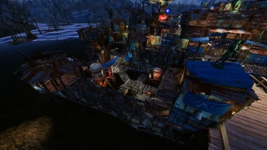 Docks Left, top down view, Water purifiers. This is where baddies spawn in 9 outta ten times. its cool because its like they are trying to steal water.