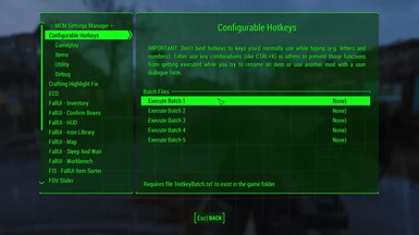 Configurable Hotkeys at Fallout 4 Nexus - Mods and community