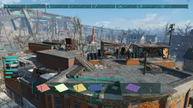 Crudely built Sim Settlements plots 