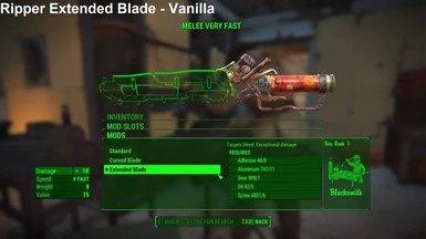 Ripper Extended Blade Vanilla