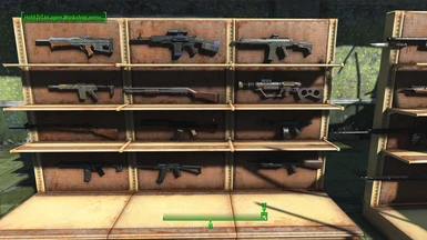Big Rifle Display Shelf