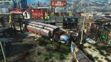 Red Rocket Nuka -World is back in business Blueprint at Fallout 4 Nexus ...